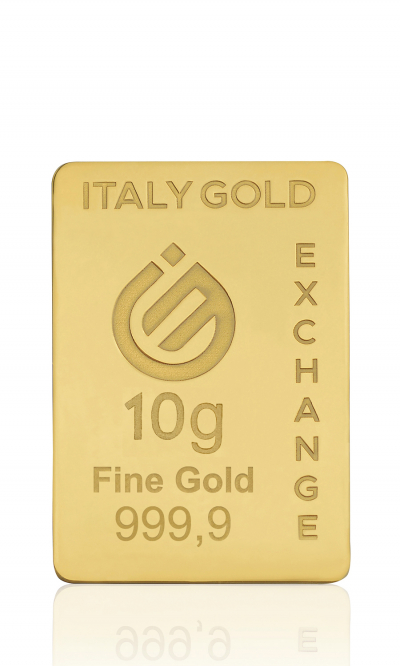 Lingote de Oro de 24 Kt de 10 gramos. - idea de regalo signos del zodiaco - IGE Gold